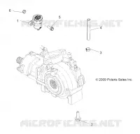 DRIVE TRAIN, GEARCASE MOUNTING, FRONT