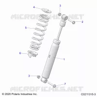 SUSPENSION, REAR SHOCK