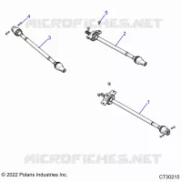 DRIVE TRAIN, FRONT, MID, REAR PROP SHAFT