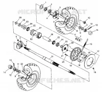 REAR WHEEL DRIVE TRAIL BOSS W97AA25C (4940574057C001)