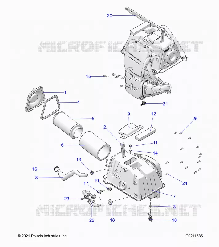 ENGINE, AIR INTAKE