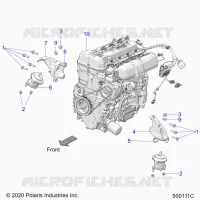 ENGINE, MOUNTING