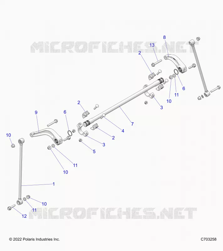 SUSPENSION, REAR STABILIZER BAR