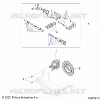 BRAKES, REAR CALIPER