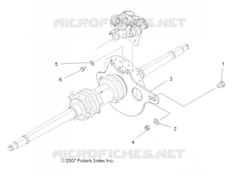 REAR BRAKE CALIPER MOUNTING