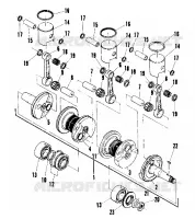 PISTON AND CRANKSHAFT (600 AND 600 LE) (4910941094036A)