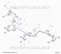 SUSPENSION, REAR, STABILIZER BAR