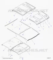 ROOF, LINER AND SEALS