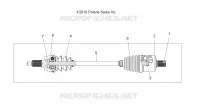 DRIVE TRAIN, DRIVE SHAFT, FRONT