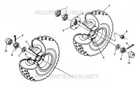MIDDLE WHEEL 6X6 400L