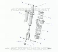 SUSPENSION, FRONT SHOCK MOUNTING, STANDARD/PREMIUM