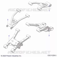 REAR SUSPENSION CONTROL ARMS
