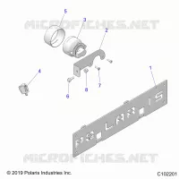 ELECTRICAL, FOG LAMP AND FRONT LICENSE BRACKET