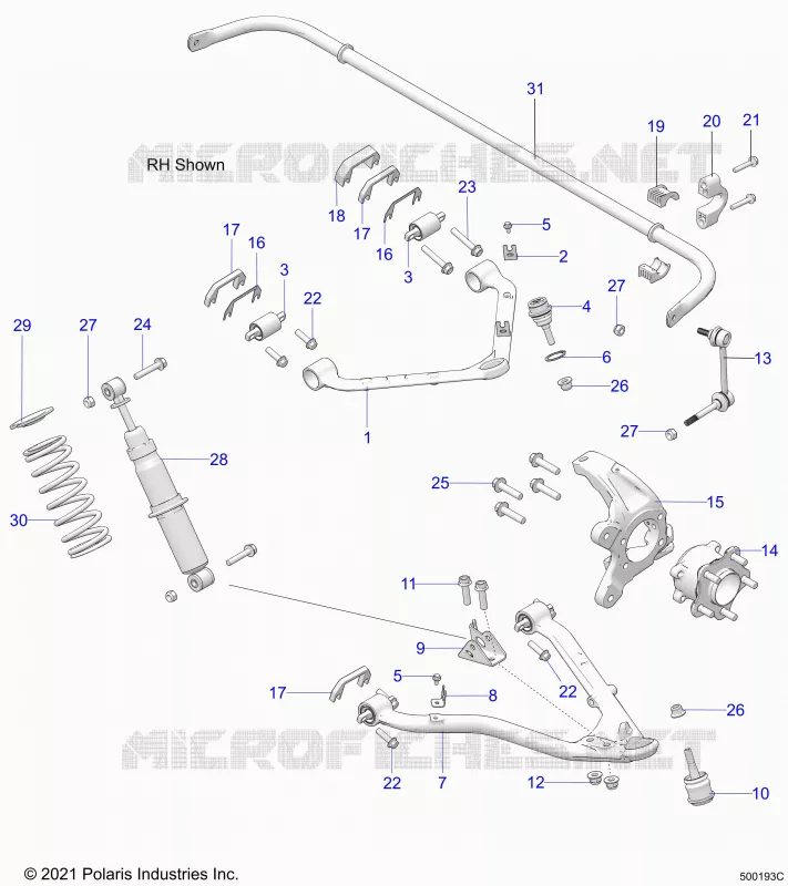 FRONT SUSPENSION ASM.