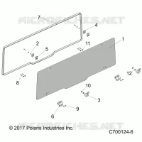 REAR BODYWORK WINDOW