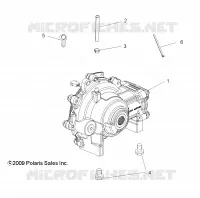 DRIVE TRAIN, FRONT GEARCASE MOUNTING