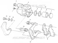 FRONT BRAKE XPLORER 300 W969130 (4935903590B007)