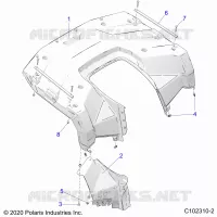 REAR BODYWORK CAB