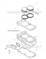 CYLINDER AND PISTON