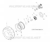 WHEELS, REAR TIRE AND BRAKE DISC