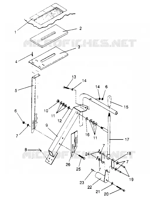 SHIFT LINKAGE ASSEMBLY WIDETRAK LX 0952064 AND  EUROPEAN WIDETRAK LX E95206 (4928942894C007)