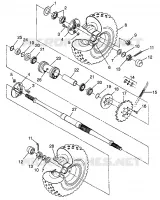 REAR WHEEL DRIVE BIG BOSS 6X6 400L W97AE38A (4940814081C012)