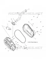 DRIVE TRAIN, CLUTCH COVER AND DUCTING