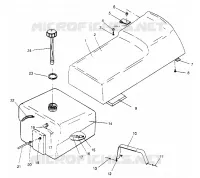 SEAT   GAS TANK ASSEMBLY WIDETRAK GT 0952061 AND  EUROPEAN WIDETRAK GT E9 (4928962896A007)