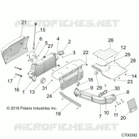 ENGINE, EXHAUST SYSTEM