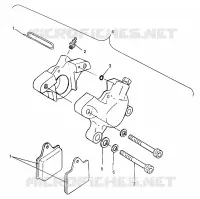 MIDDLE AXLE BRAKE MAGNUM 6X6