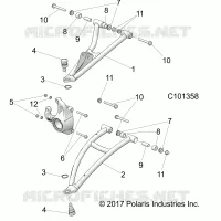 FRONT SUSPENSION A-ARMS
