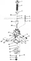 CARBURETOR (BLAZER) TRAIL BLAZER W97BA25C (4940124012D005)