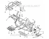 BUMPER / RACKS MOUNTING TRAIL BOSS W958527 (4930323032A007)
