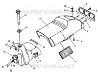 SEAT   GAS TANK ASSEMBLY 600 XCR 0941667 (4927092709002A)