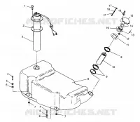 FUEL TANK SL 900 B964291 AND  INTL. SL 900 I964291 (4935583558A009)