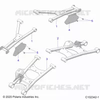 REAR SUSPENSION CONTROL ARMS