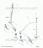 SEAT BELT MOUNTING, FRONT