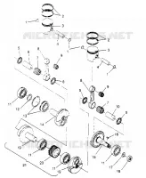 PISTON   CRANKSHAFT WIDETRAK LX 0952064 AND  EUROPEAN WIDETRAK LX E952064 (4928942894C010)