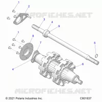 DRIVE TRAIN, JACKSHAFT AND DRIVE SHAFT