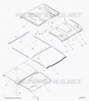 ROOF, LINER AND SEALS