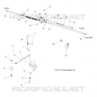 ENGINE, CARBURETOR MOUNTING AND FUEL LINES