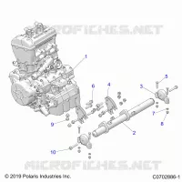 ENGINE, MOUNTING & LONG BLOCK