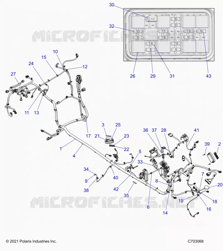 ELECTRICAL, WIRE HARNESS, CHASSIS