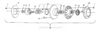 DRIVEN CLUTCH 500 0972764,  EUROPEAN 500 E972764, 500 SKS 0972564,  EUROPEA (4938393839C009)