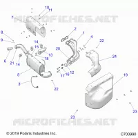 ENGINE, EXHAUST SYSTEM