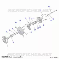 DRIVE TRAIN, PRIMARY CLUTCH