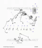ELECTRICAL, WIRE HARNESS, CHASSIS/FUSE BLOCK, ENGINE