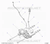 DRIVE TRAIN, FRONT GEARCASE MOUNTING