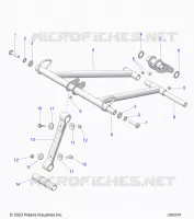 SUSPENSION, FRONT TORQUE ARM