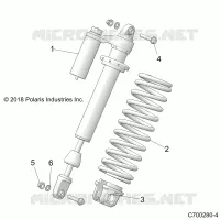 FRONT SUSPENSION SHOCK MOUNTING